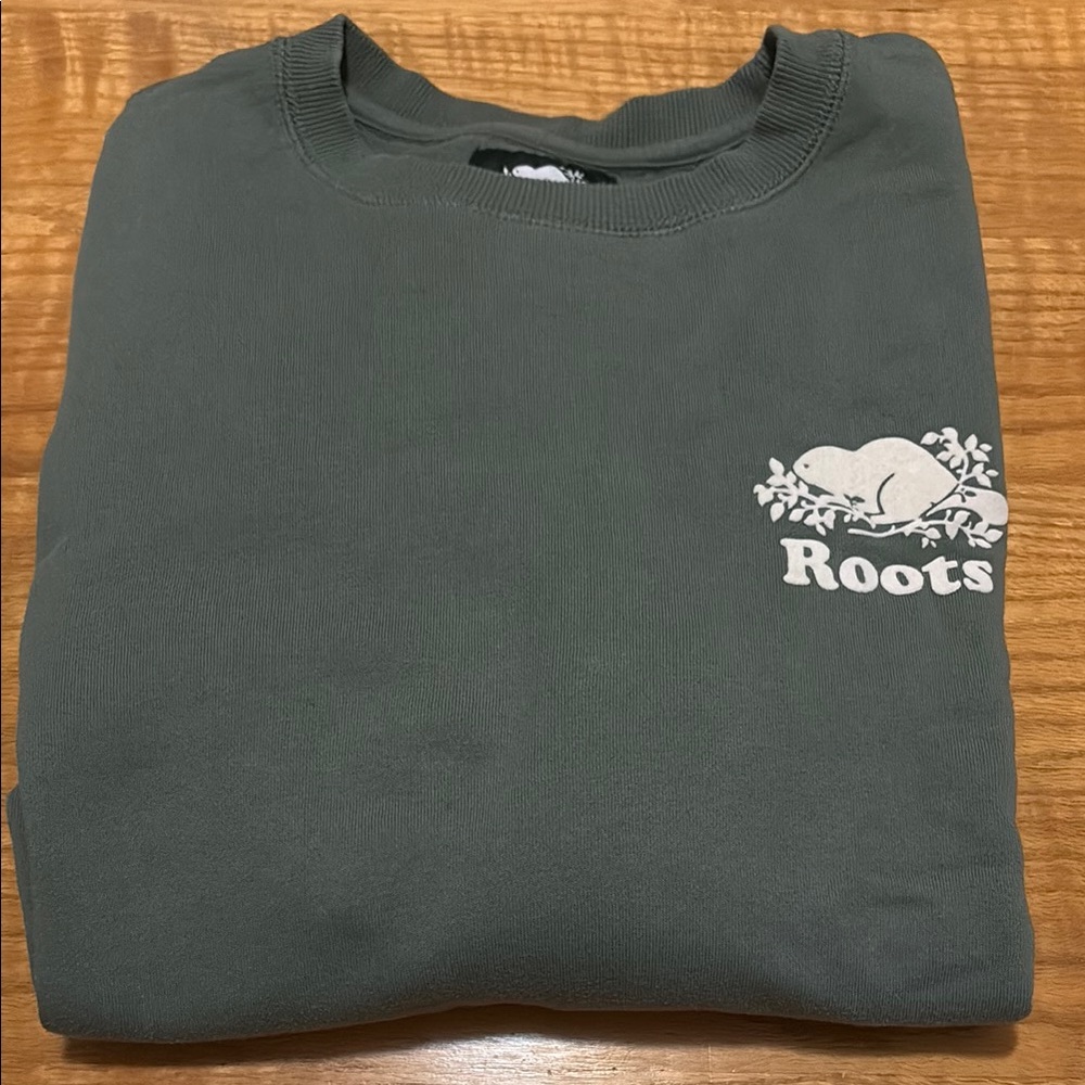 Roots Green Sweatshirt